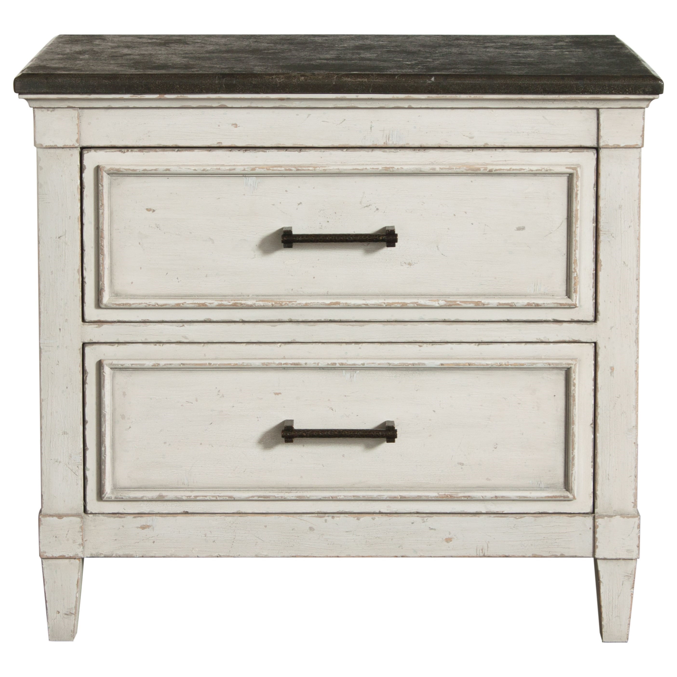 Bassett Bella Cottage Nightstand with Weathered Finish Bassett of